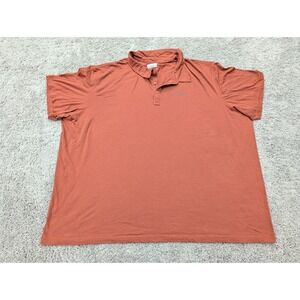Columbia Sportswear‎ Polo Shirt Mens 5X Short Sleeve Golf Casual Red